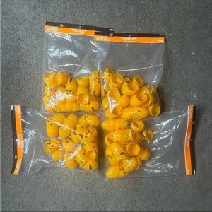 NWT Hyde & Eek Orange Fillable Eggs for Halloween Egg Hunt Bundle of 4 24 ct